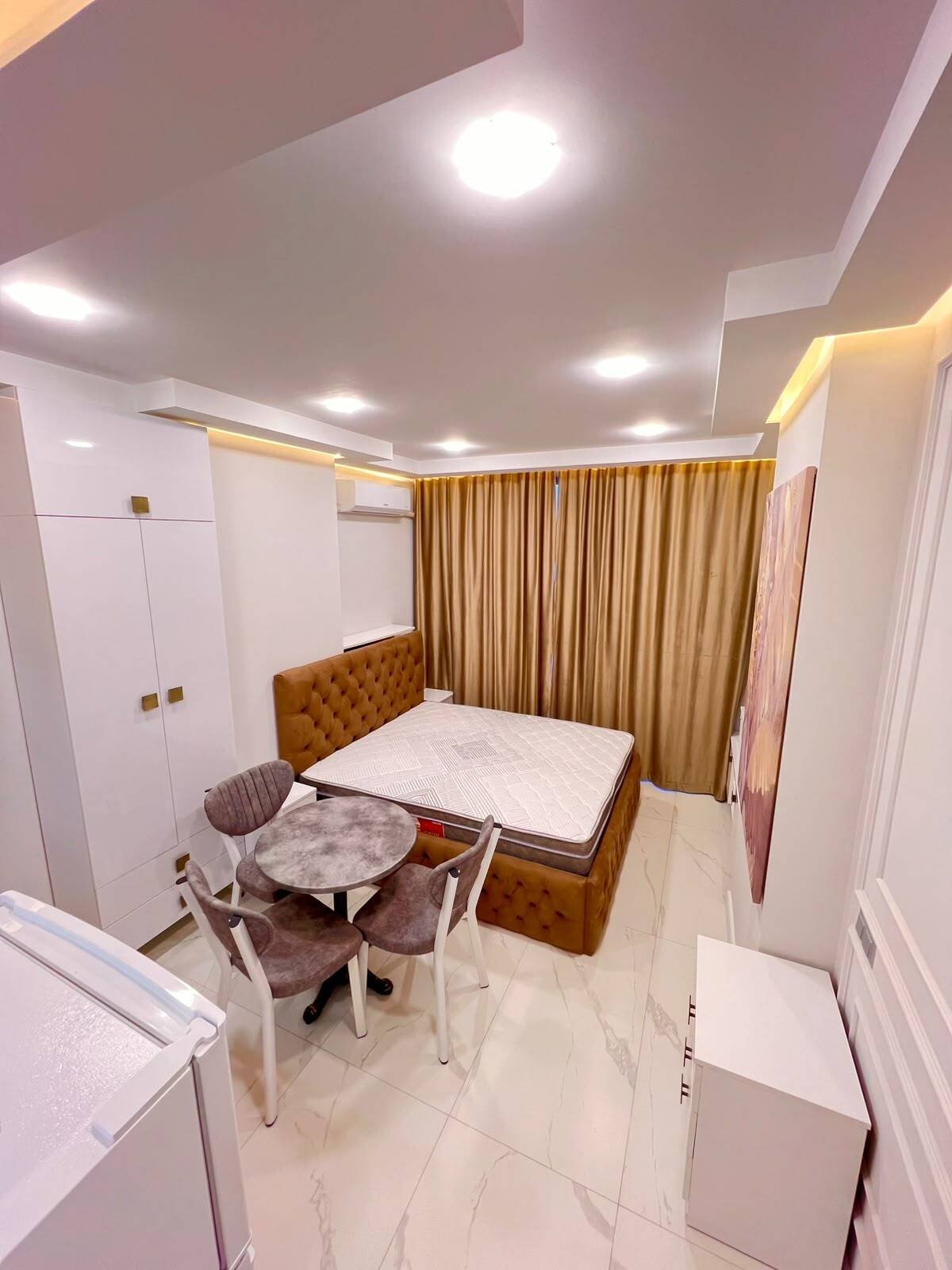 Nowoczesne umeblowane studio w Batumi, Gruzja – Al Mare Residence z widokiem na morze i park