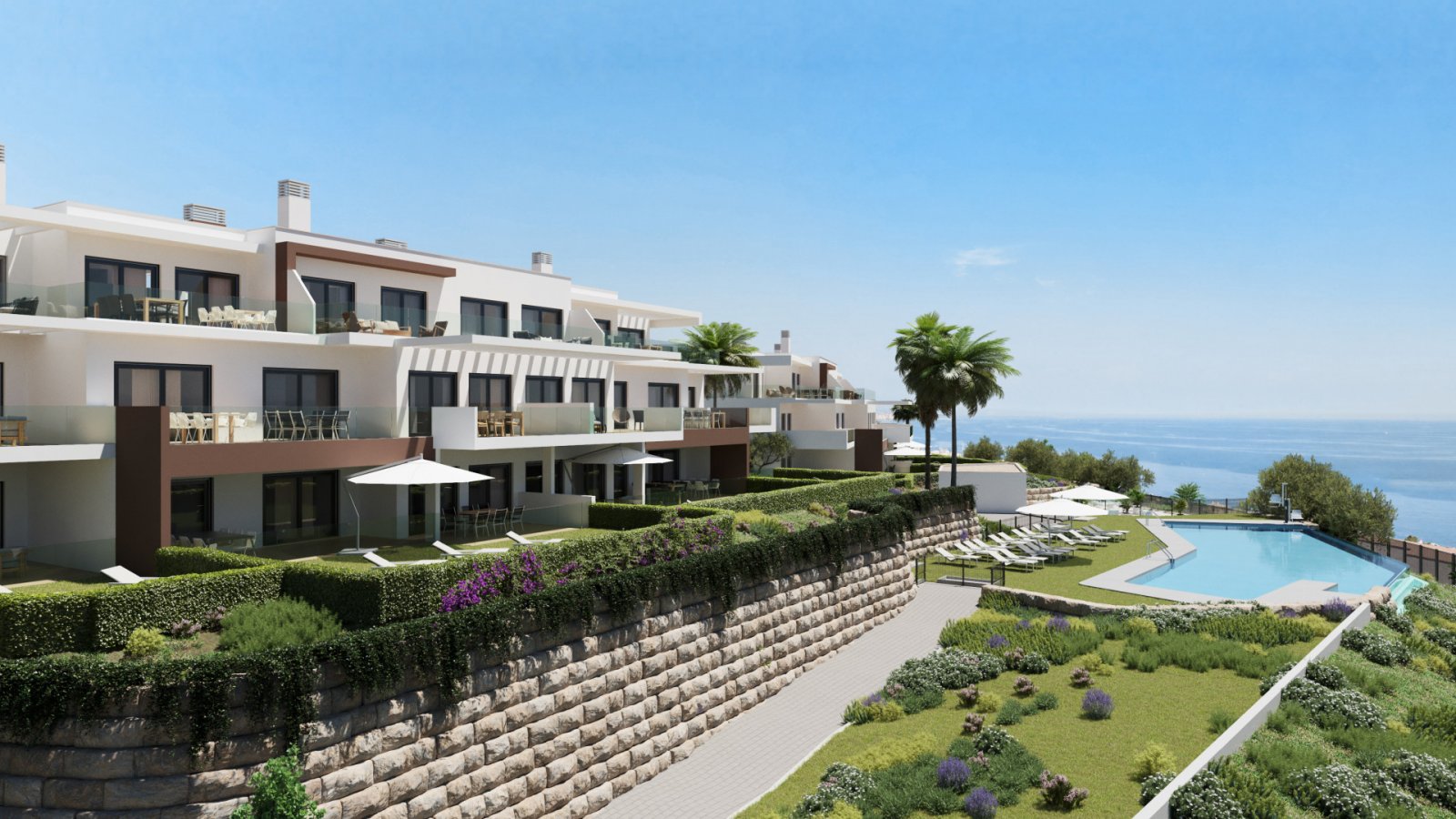 Ekskluzywny apartament z widokiem na morze, Casares Costa