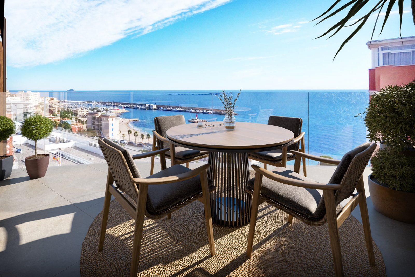 Exklusive Ferienwohnung am Meer, mit Garten und Pool, La Vila Joiosa