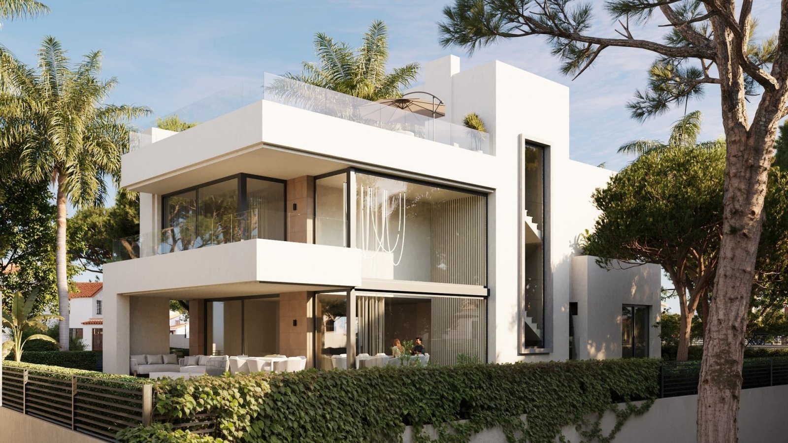 Luksusowa willa z basenem nad morzem, Marbella