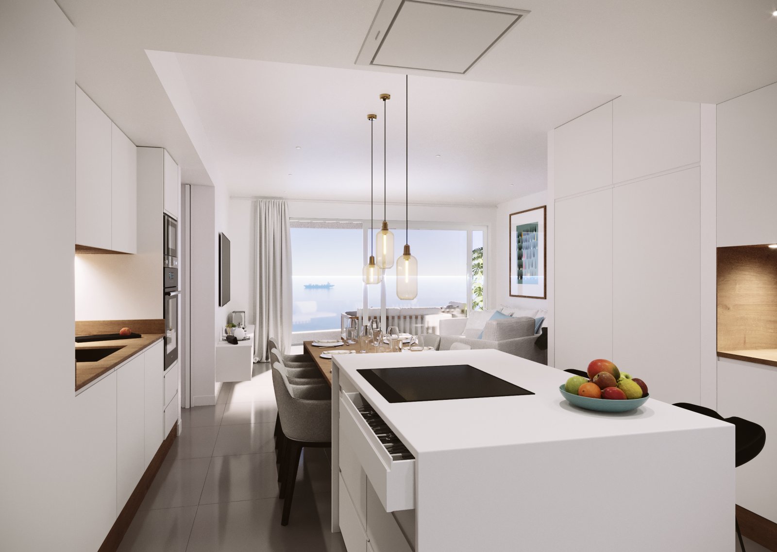 Elegancki apartament nad morzem, pierwsza linia plaży, San Javier