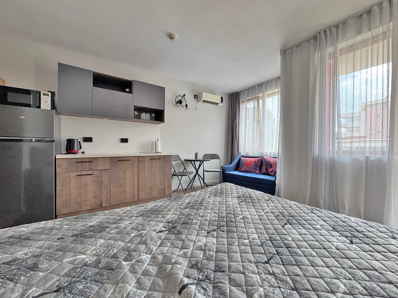 Studio-apartament w kompleksie Nessebar Residence z widokiem na basen, Nessebar, Bułgaria