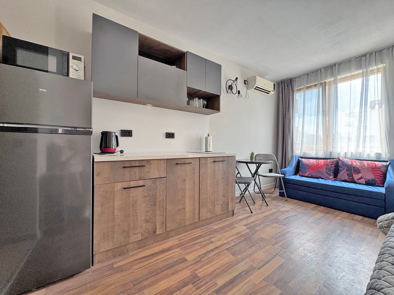 Studio-apartament w kompleksie Nessebar Residence z widokiem na basen, Nessebar, Bułgaria