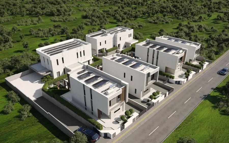 Dom w zabudowie bliźniaczej w Ypsonas, Limassol