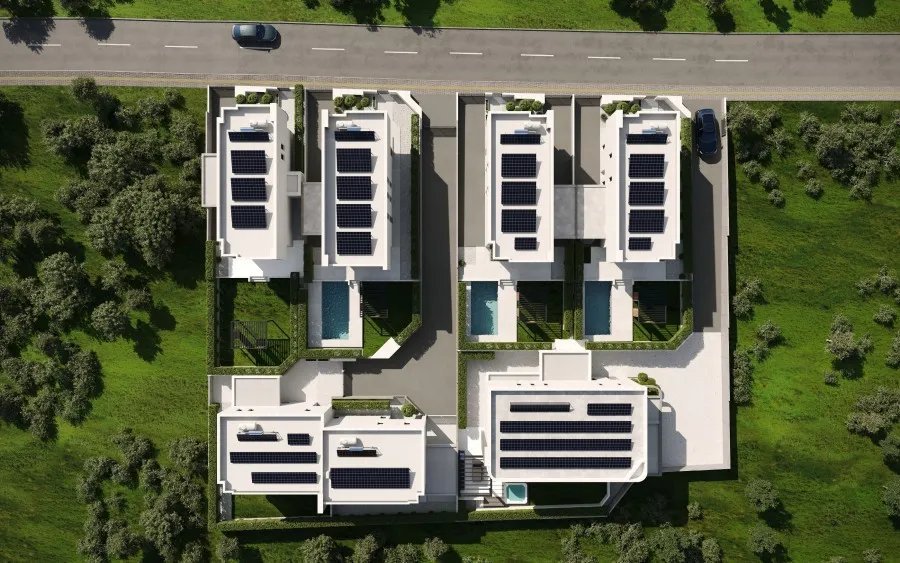 Dom w zabudowie bliźniaczej w Ypsonas, Limassol