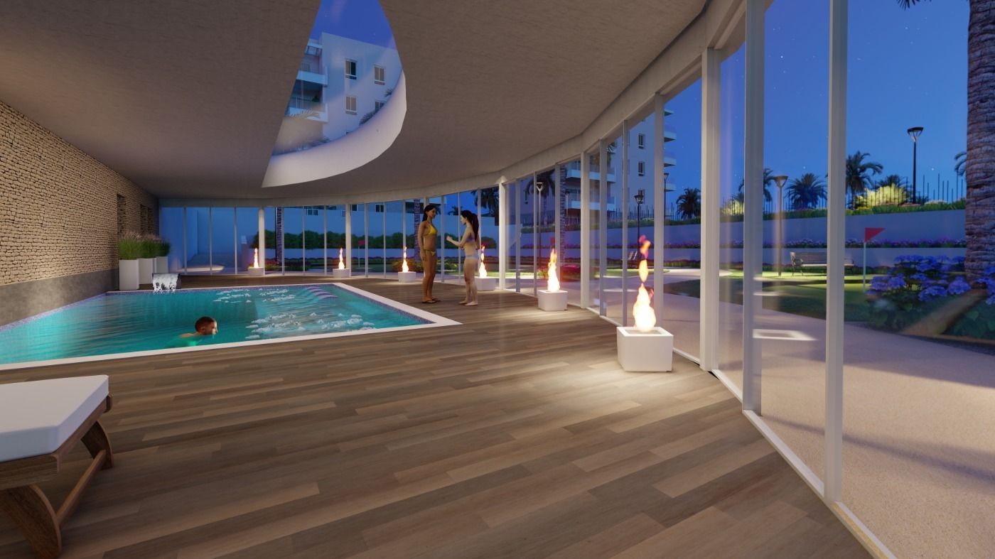 Geräumiges Apartment mit Terrasse und Poolblick – Guardamar del Segura