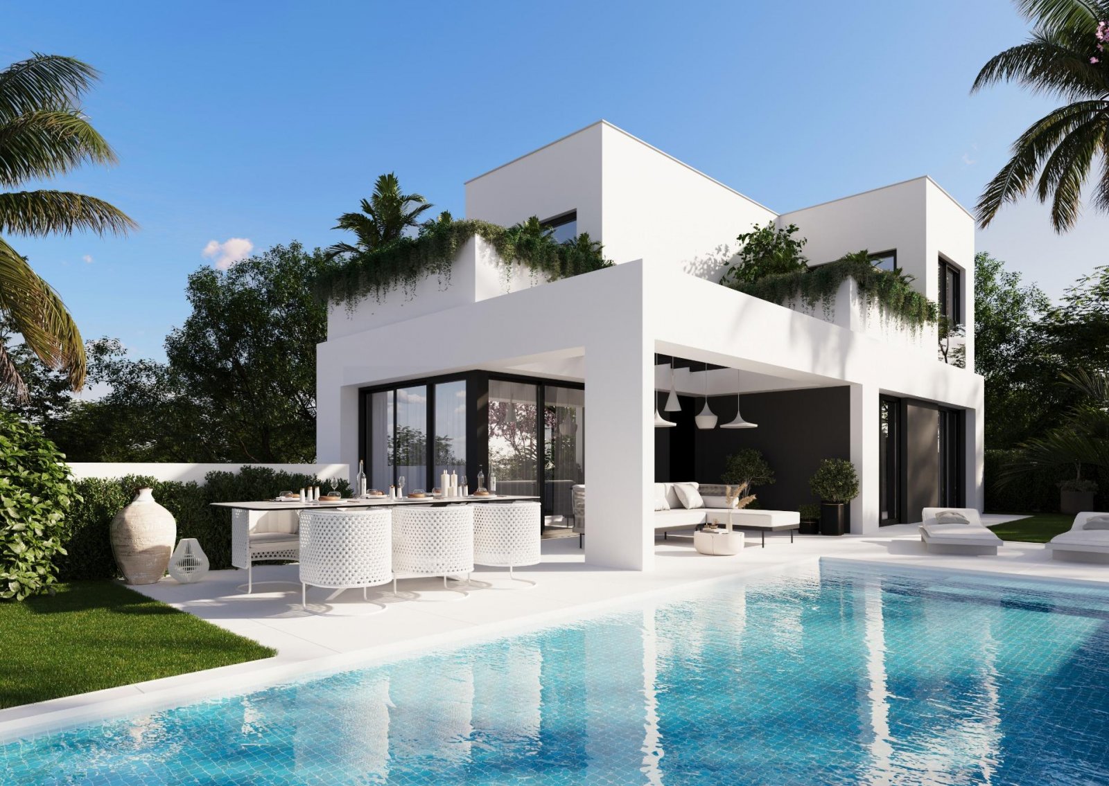 Elegante Villa mit Meerblick – Sierra Cortina, Finestrat