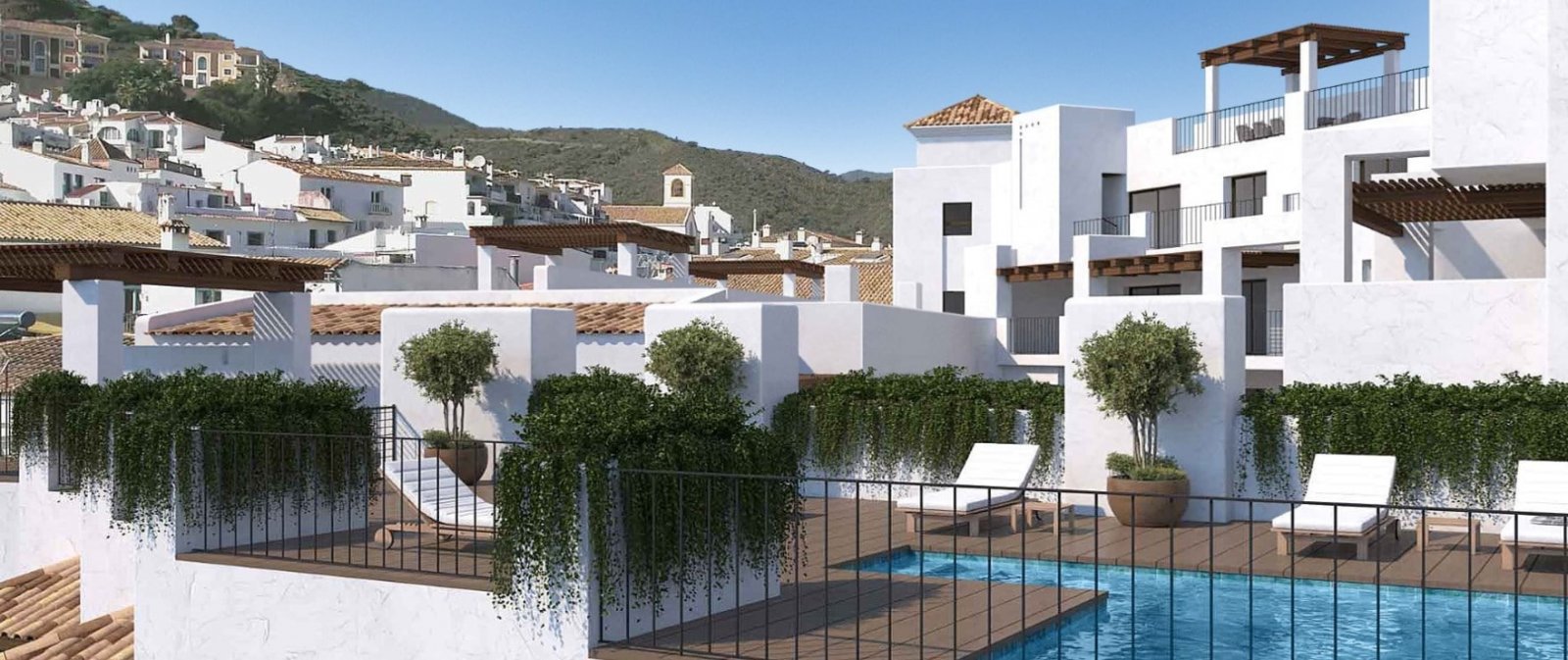 Großzügiges Apartment mit Terrasse in erstklassiger Lage Benahavis Costa del Sol Luxusresidenz am Golfplatz.