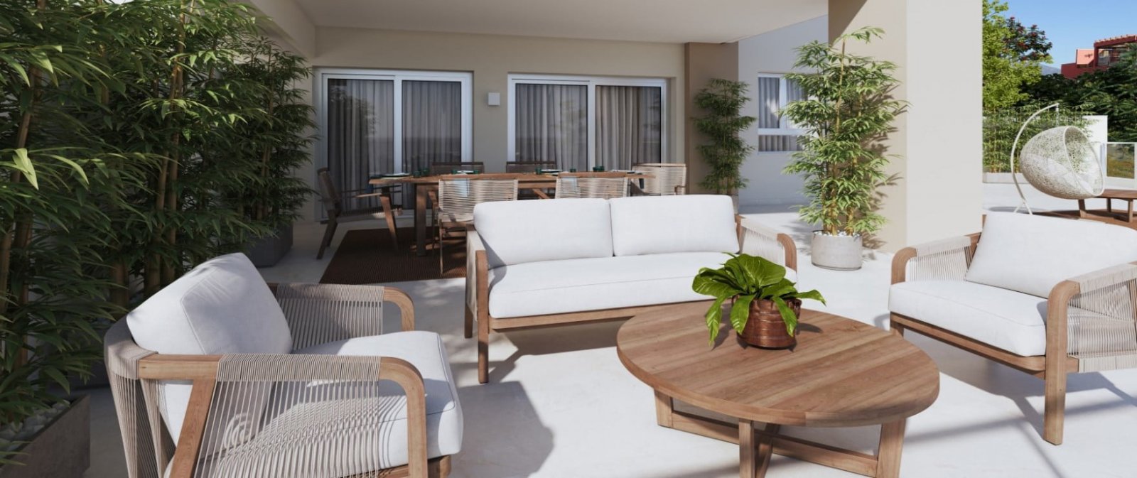 Exklusive Maisonette-Wohnung direkt am Golfplatz mit spektakulärem Meerblick, Mijas, Malaga.