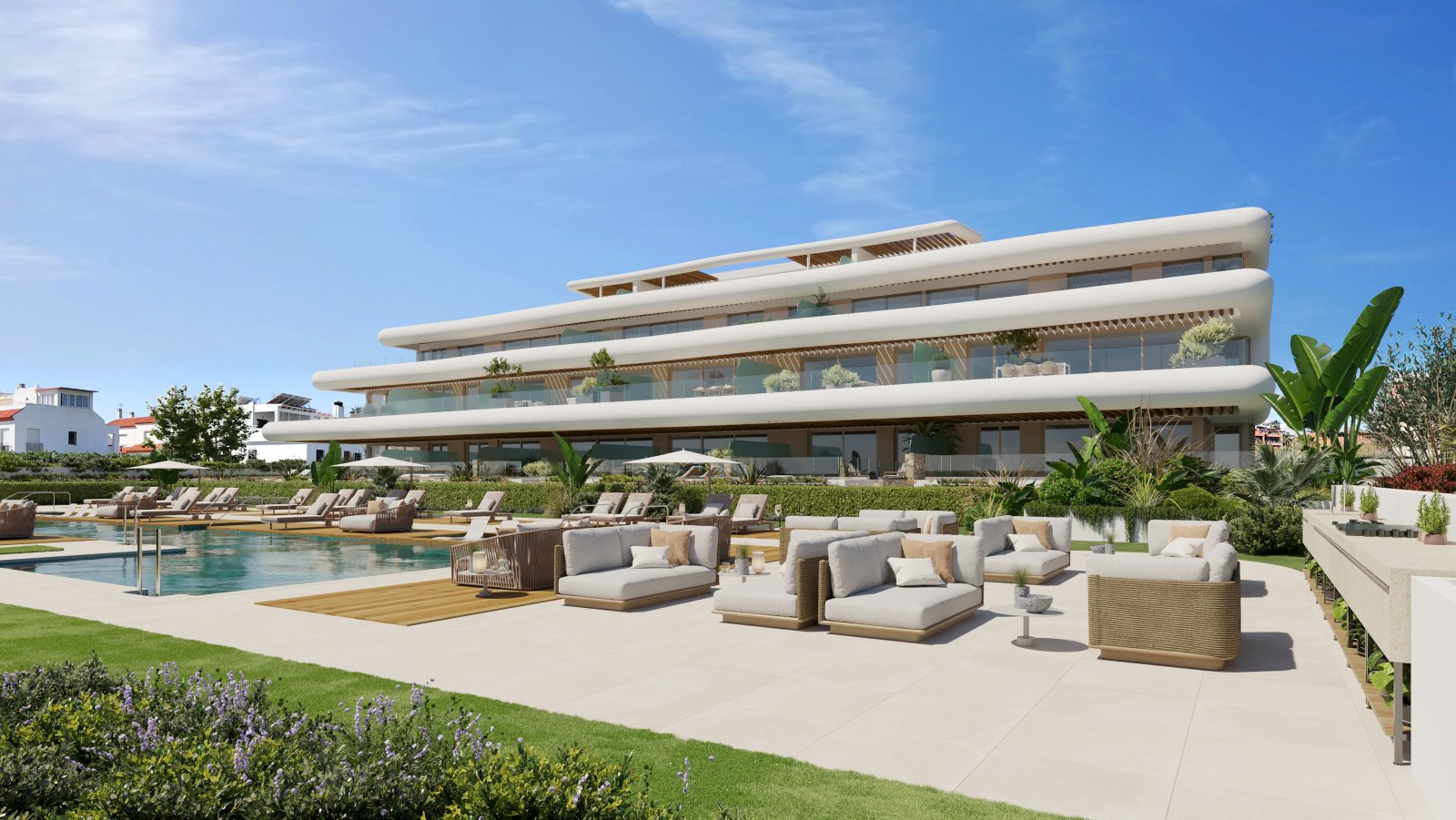 Exklusive Apartments und Penthäuser → 2 km vom Meer, 400 m vom Golfplatz entfernt → Casares Costa