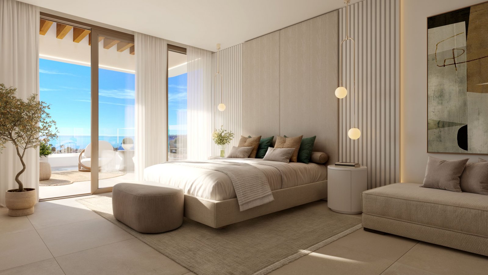 Exklusive Apartments und Penthäuser → 2 km vom Meer, 400 m vom Golfplatz entfernt → Casares Costa