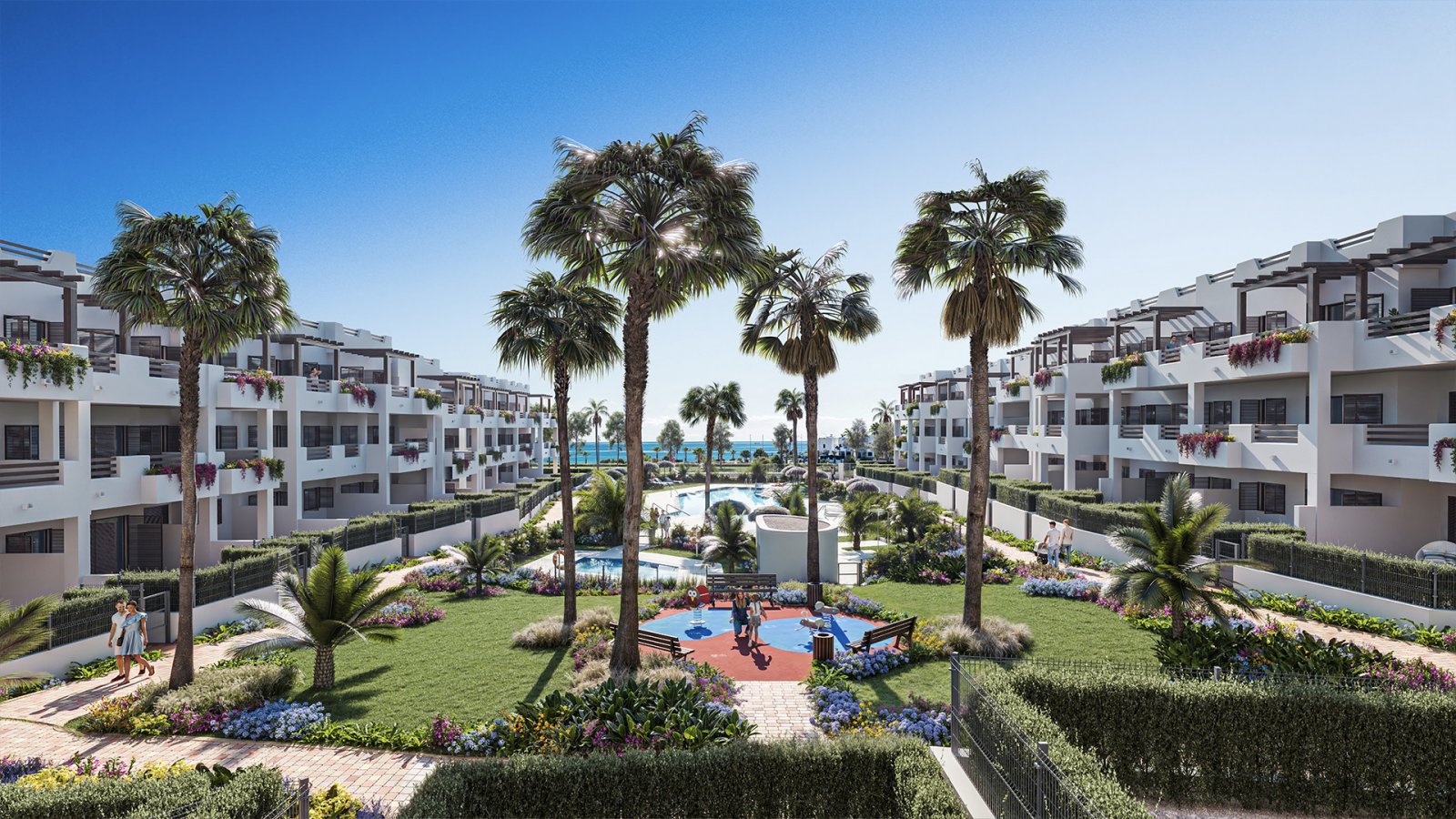 Luksusowy apartament z prywatnym tarasem przy plaży, Mar de Pulpí, Almería, Hiszpania