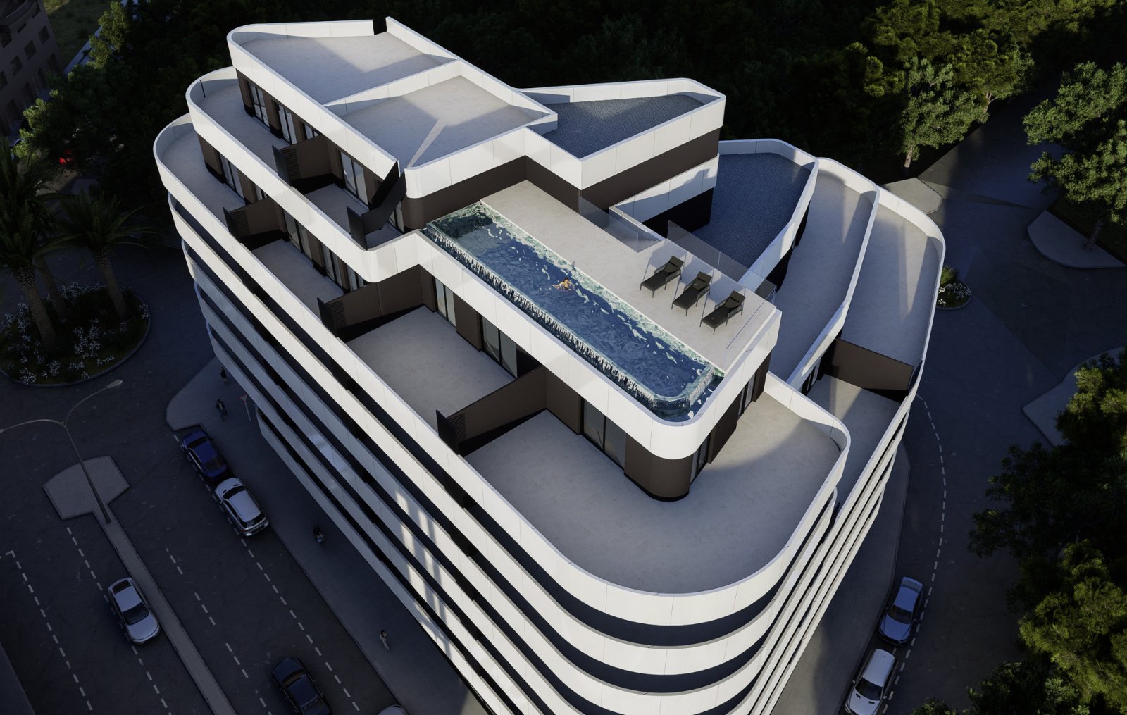 Luksusowy apartament z 2 sypialniami i dużym tarasem 1 km od plaży, Calpe, Hiszpania