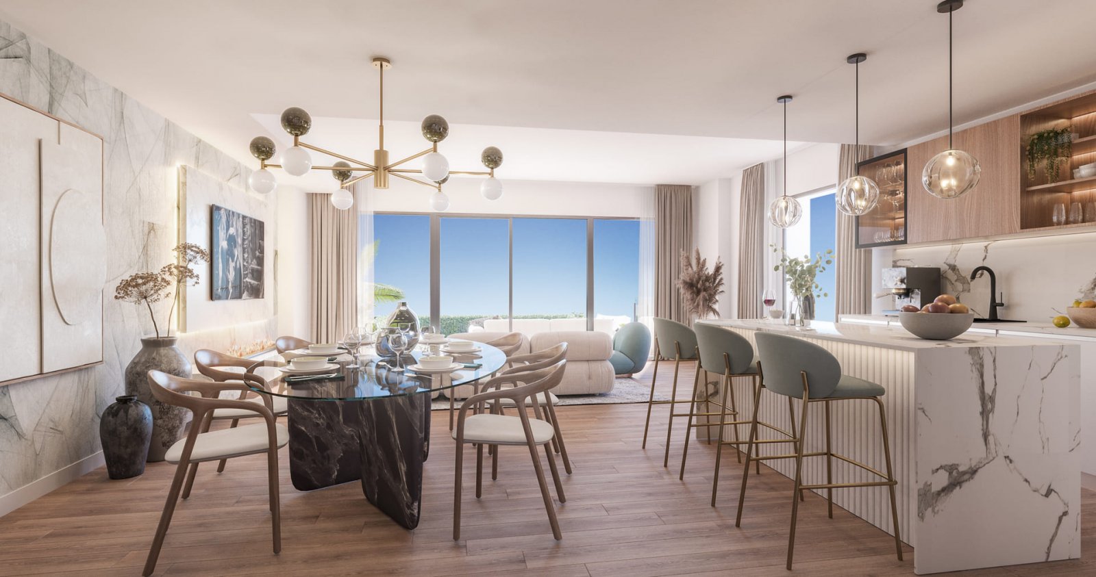 Ekskluzywne wille → plaża w pierwszej linii, pole golfowe w zasięgu ręki → Estepona