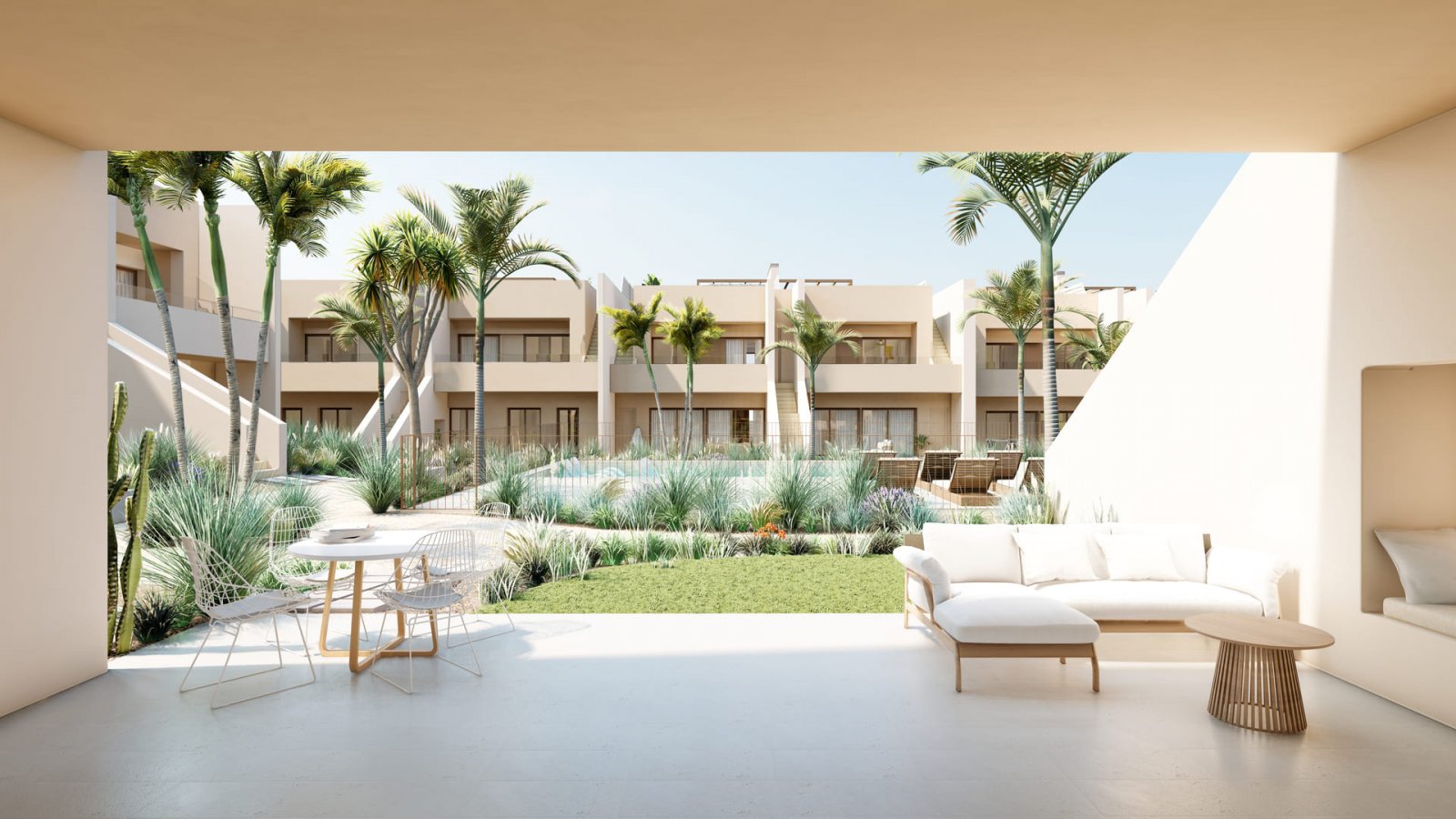 Słoneczne bungalowy przy polu golfowym i 5 km od morza, San Javier