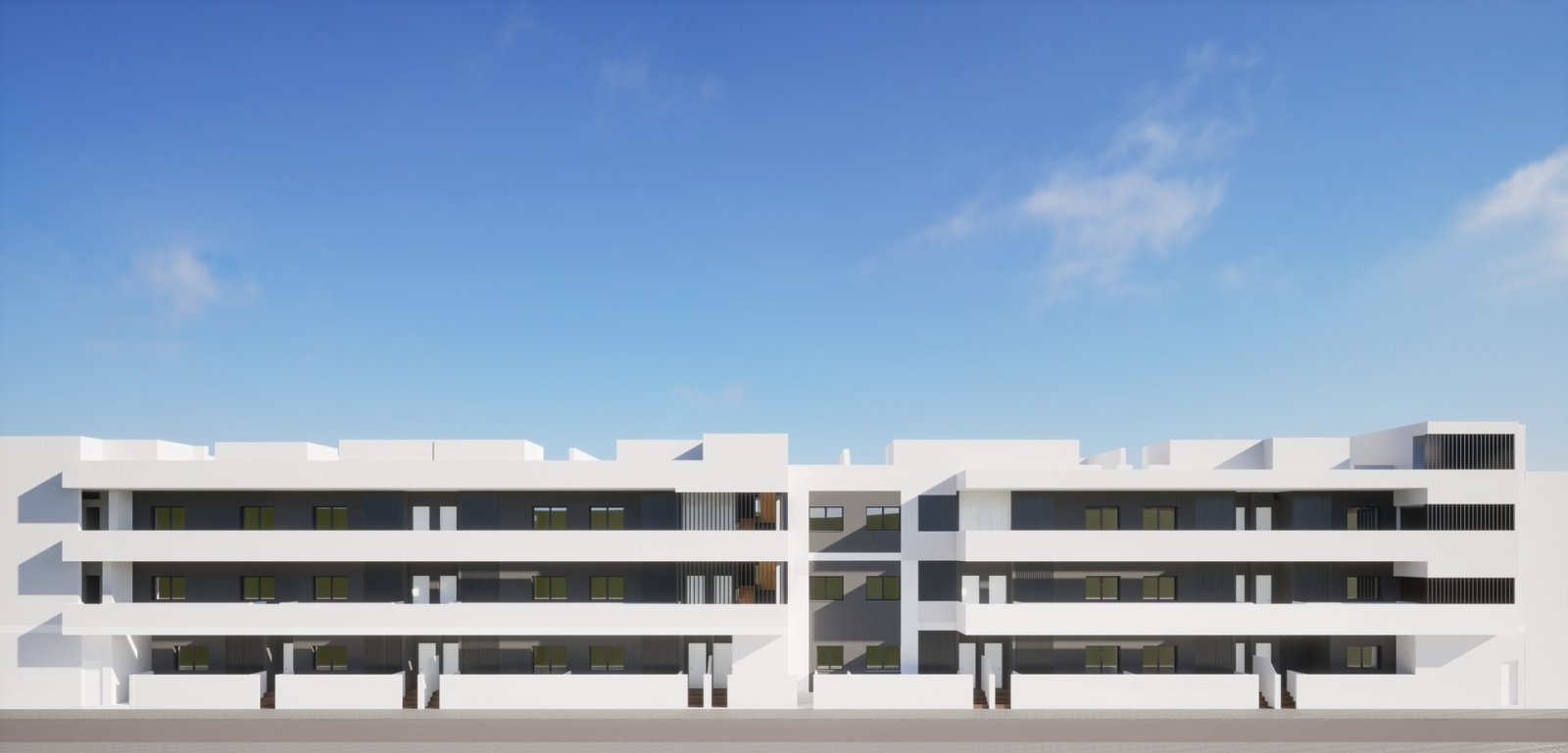 Przestronne apartamenty 2-4 sypialnie, basen i ogród, Benijófar