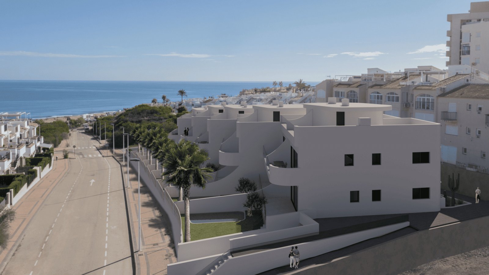 Ekskluzywne bungalowy, 1 km od morza z basenem, Torrevieja