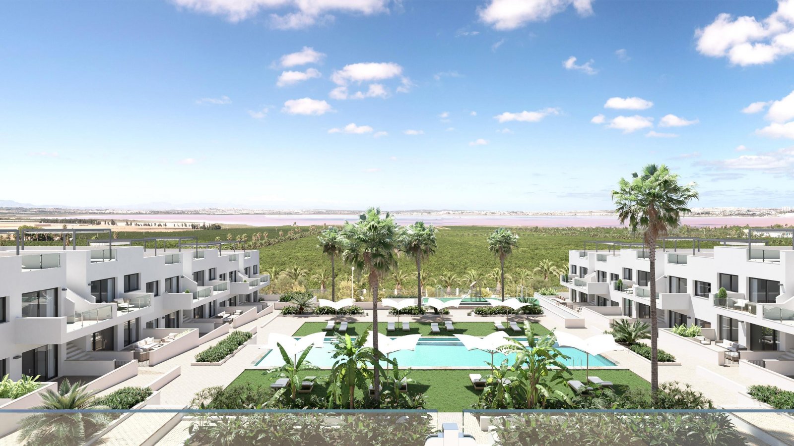 Nowoczesny bungalow, 4 km od morza, ze wspólnym basenem, Torrevieja