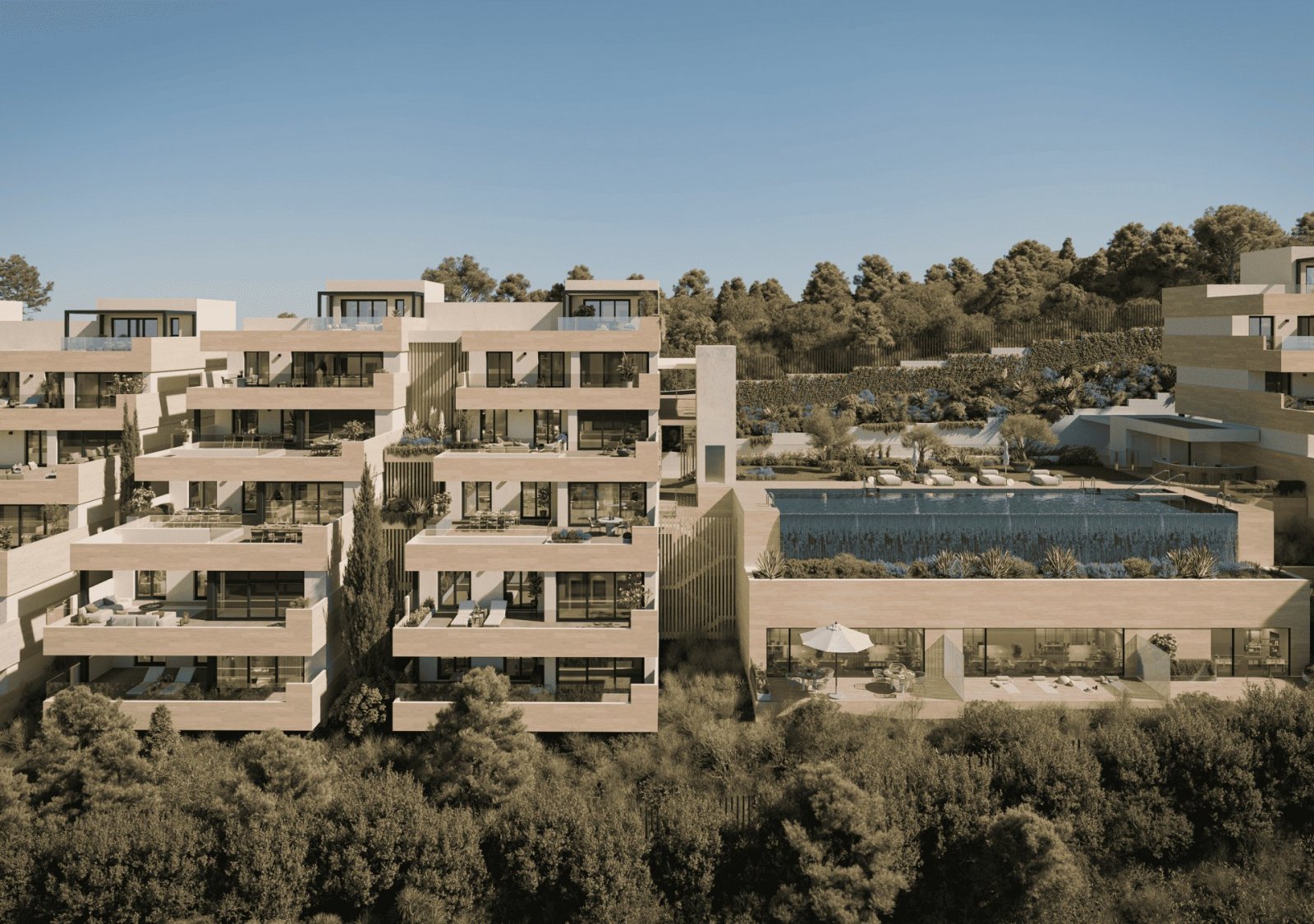 Ekskluzywne apartamenty, basen i ogrody, Malaga