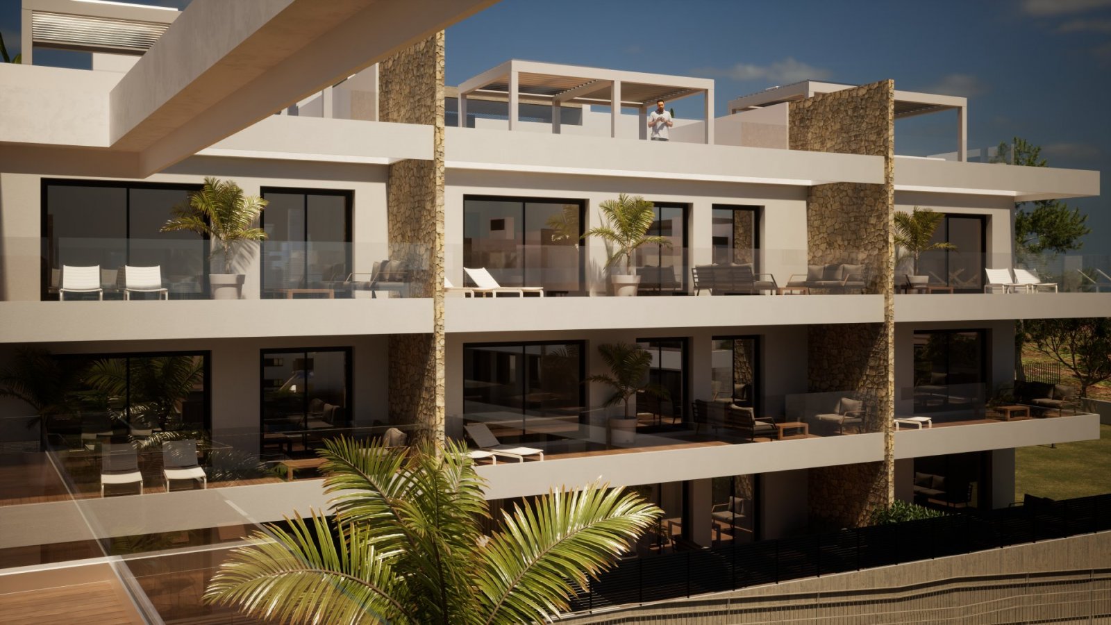 Luxusapartments mit Meerblick und Pool, Finestrat