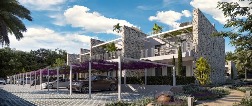 Ekskluzywny apartament z ogrodem i basenem 100 m od plaży San Telmo na Majorce