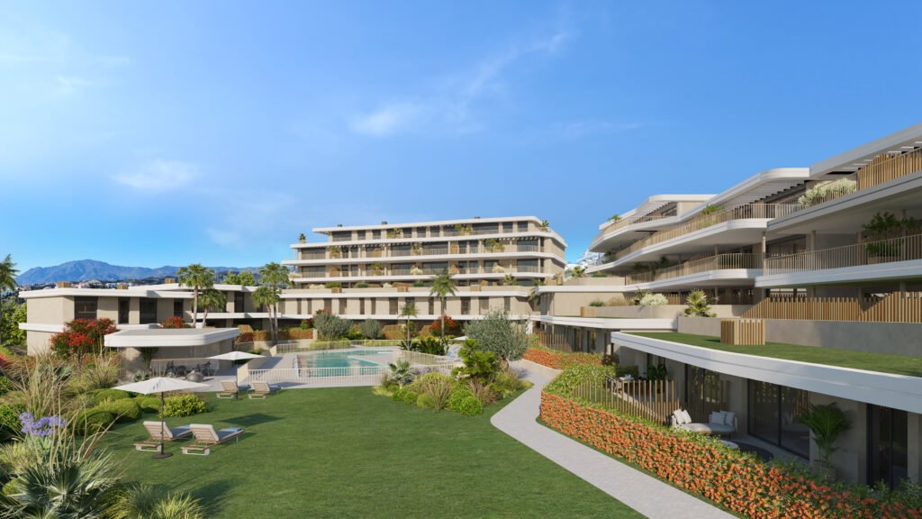 Ekskluzywne apartamenty z widokiem na morze, 2 km od plaży, Estepona