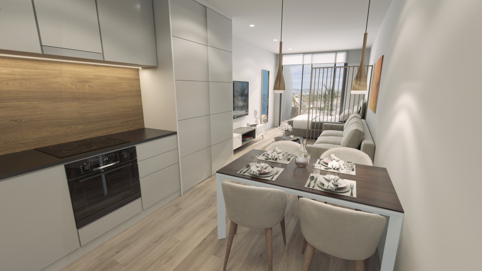 Exklusives Apartment, 100 m vom Meer entfernt, Torrevieja