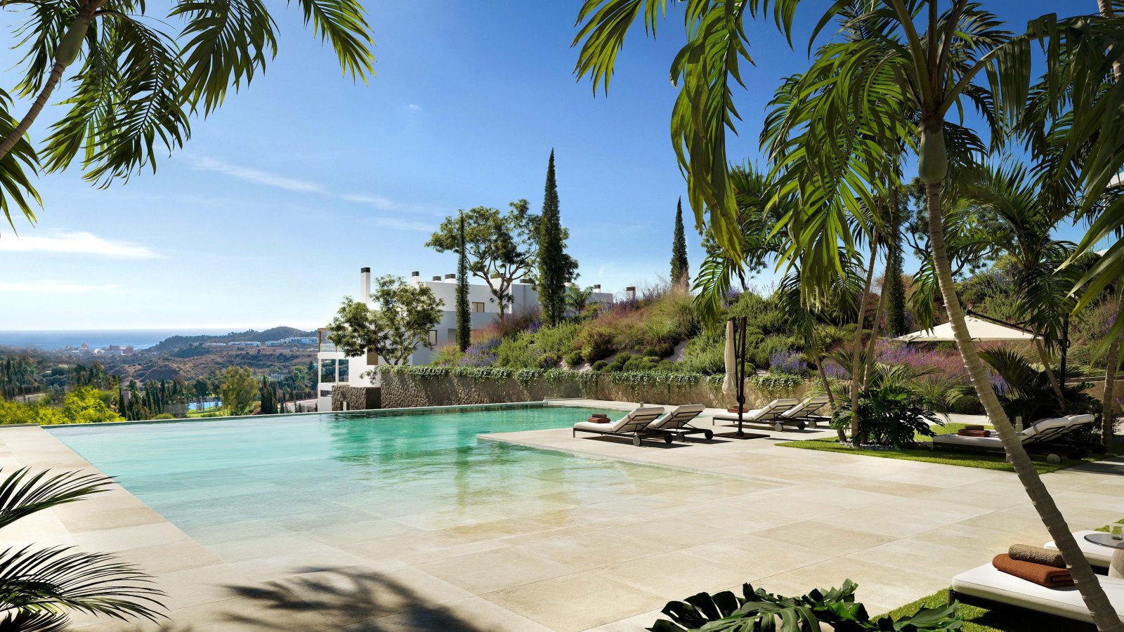 Ekskluzywne apartamenty z widokiem na morze, tuż przy polu golfowym, Las Lagunas de Mijas