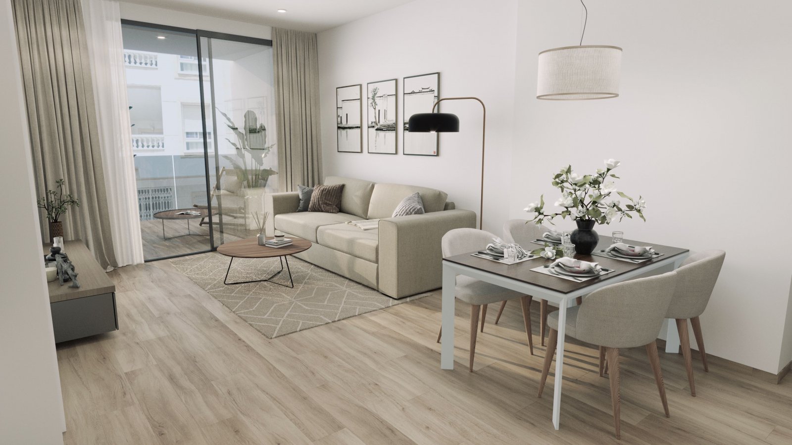 Luxuriöse Apartments und Penthäuser, 400 m vom Meer entfernt, Torrevieja