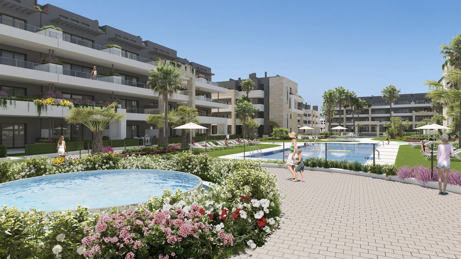 Oaza w centrum miasta. Ostatni dostępny apartament z ogrodem blisko morza, Torreveja.