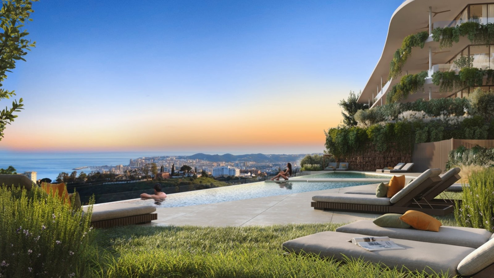 Exklusive Apartments mit Meerblick und Swimmingpool in Fuengirola