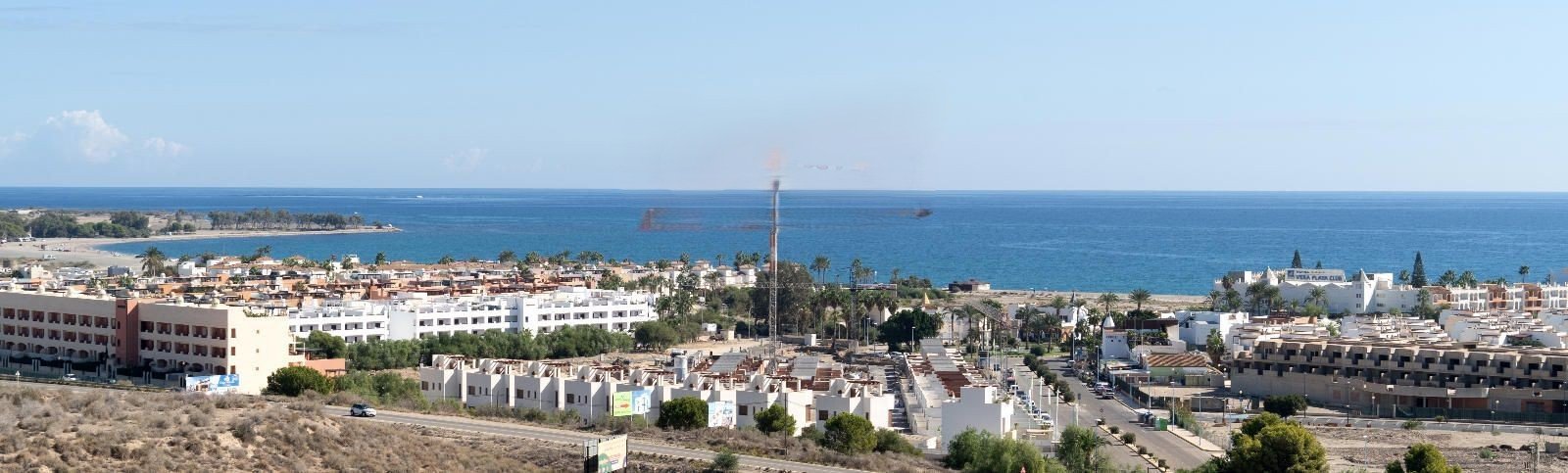 Komfortowy penthouse z 2 sypialniami, solarium i basenem 700 m od morza, Vera, Hiszpania