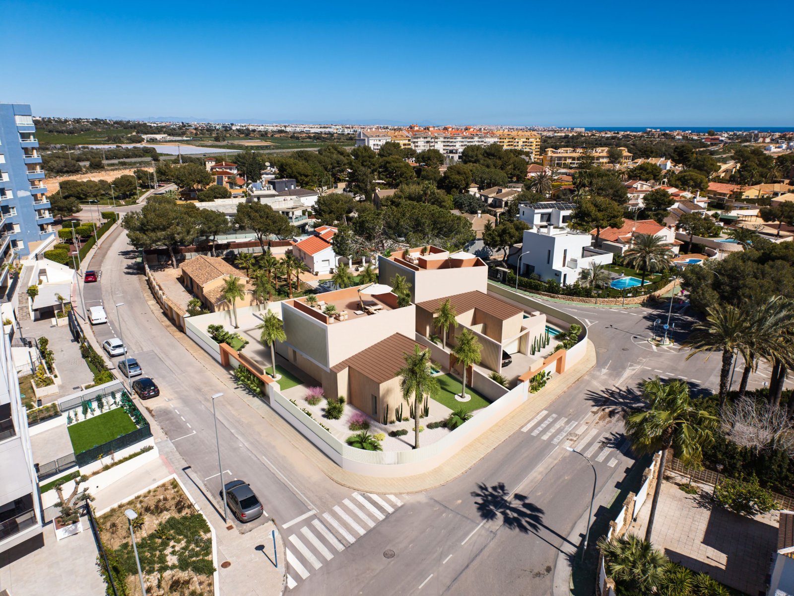 Luksusowe wille 1 km od morza z prywatnym basenem, Dehesa de Campoamor