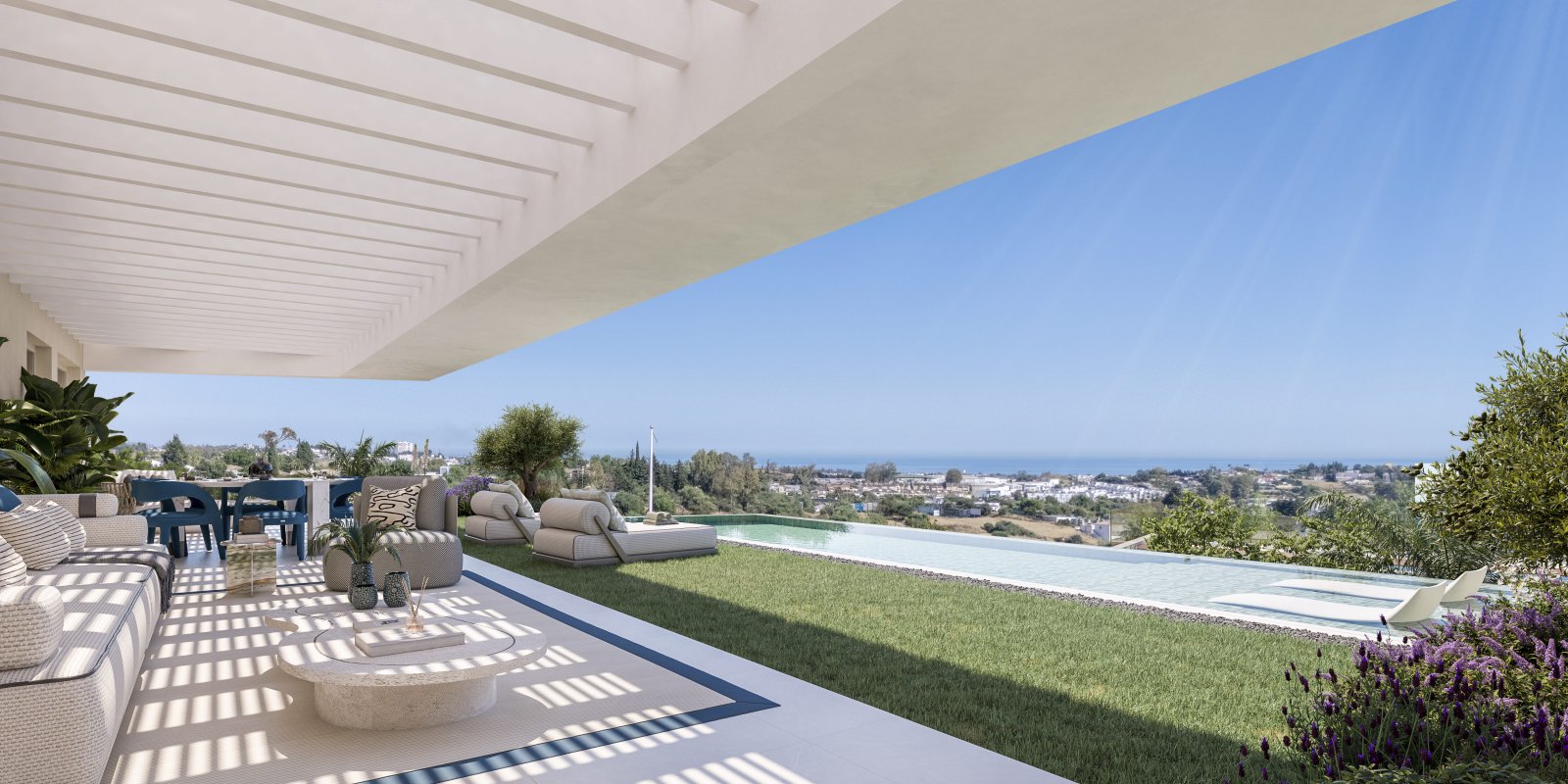 Exklusive Apartments, Meerblick und private Terrassen, Marbella