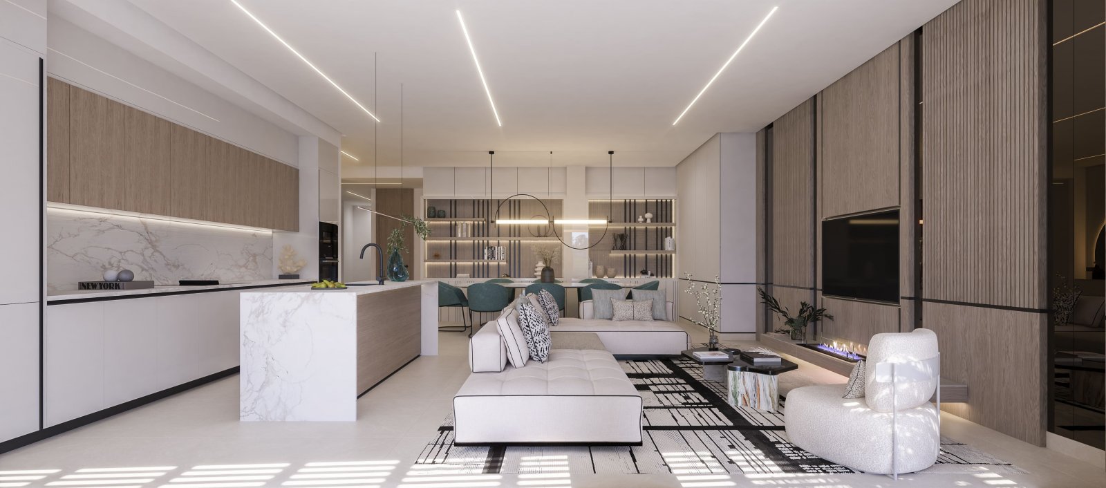 Exklusive Apartments, Meerblick und private Terrassen, Marbella