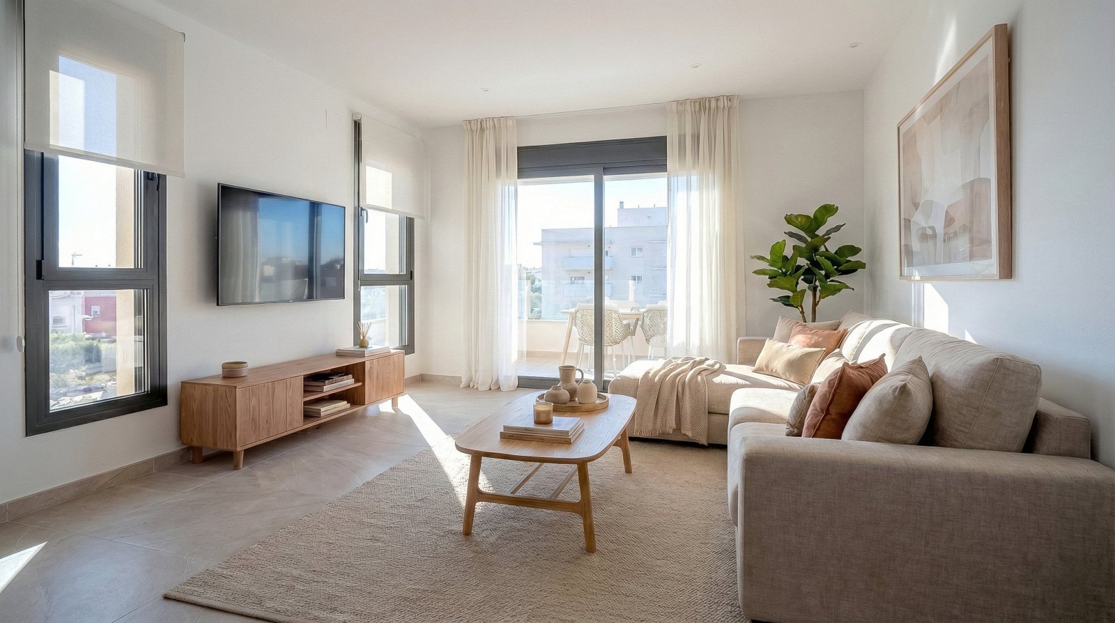 Ekskluzywne apartamenty z tarasami i solarium, ciche otoczenie, Benijófar