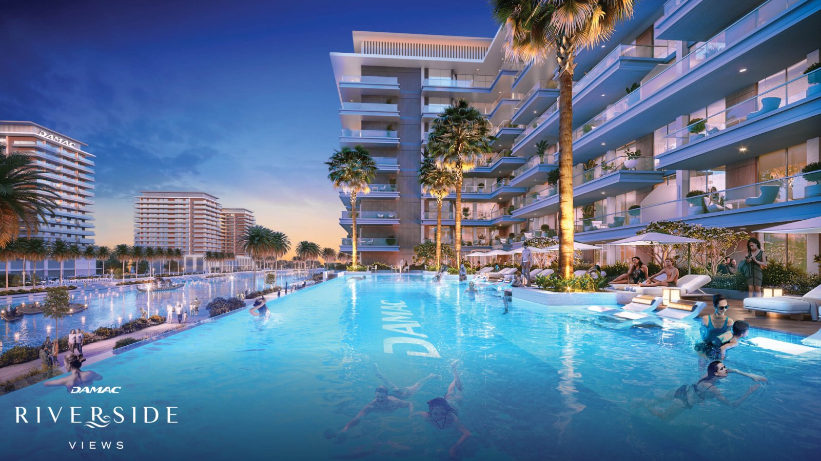 DAMAC Riverside Views – Luxuriöses Wohnen am Flussufer im Herzen von Dubai, neben dem größten Flughafen der Welt