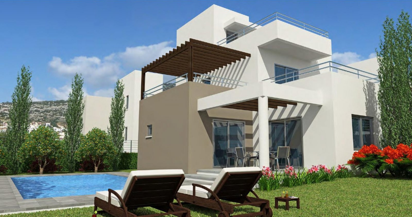 Wunderschöne 3+1-Zimmer-Villa mit großem Grundstück und Swimmingpool in ruhiger Lage