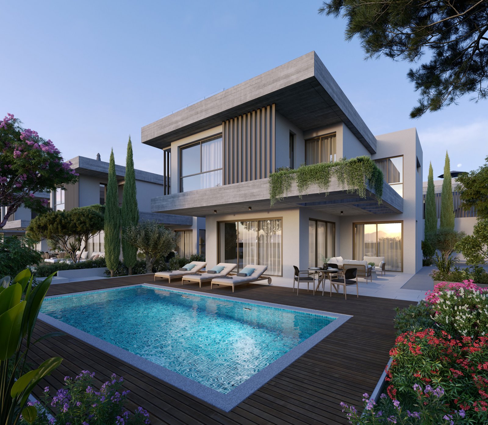 Großes Ferienhaus mit Grundstück und Swimmingpool, 350 m vom Meer entfernt