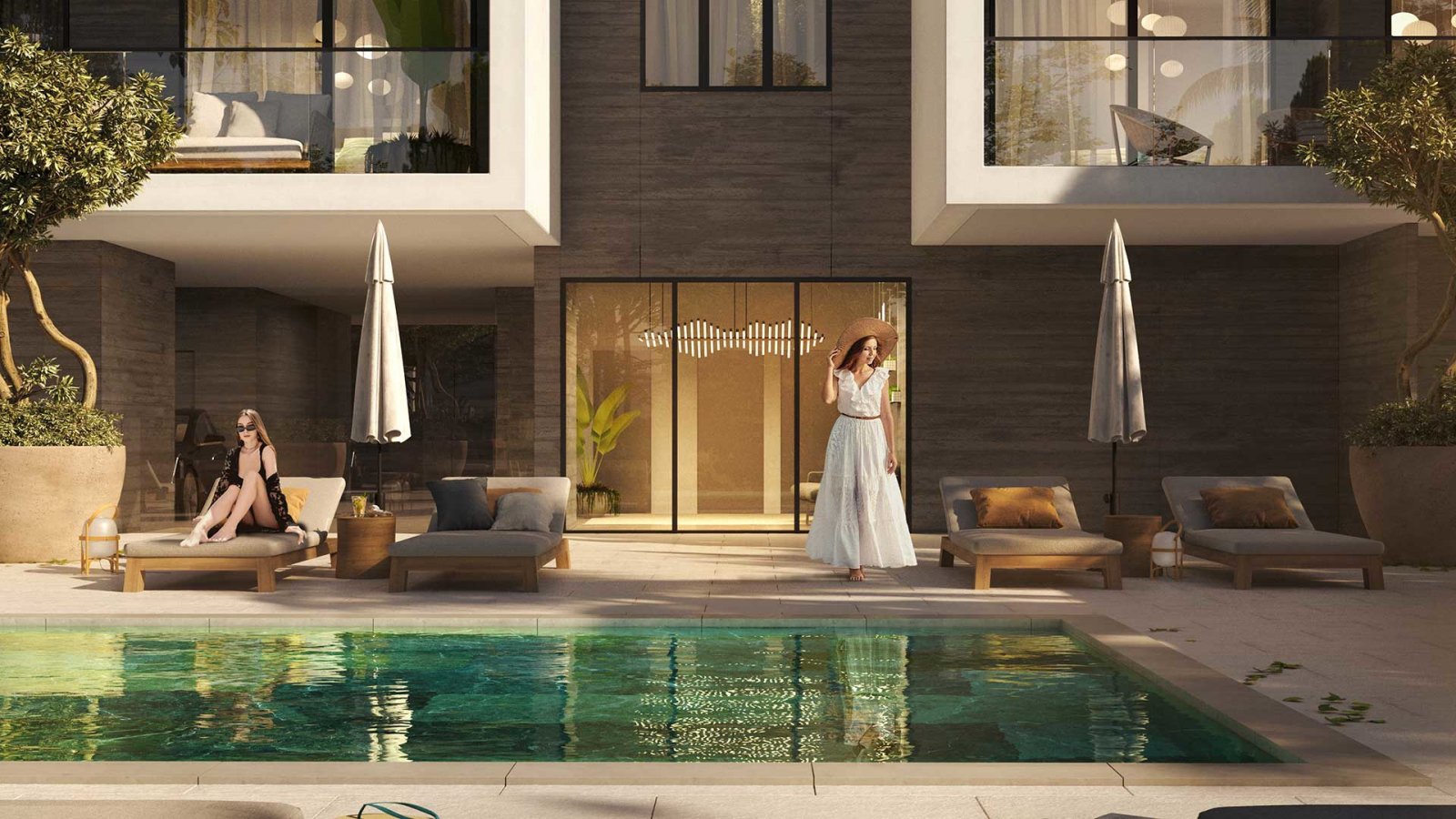 Luxuriöses Ein-Zimmer-Apartment → 500 m vom Meer entfernt, Dachterrasse → Limassol