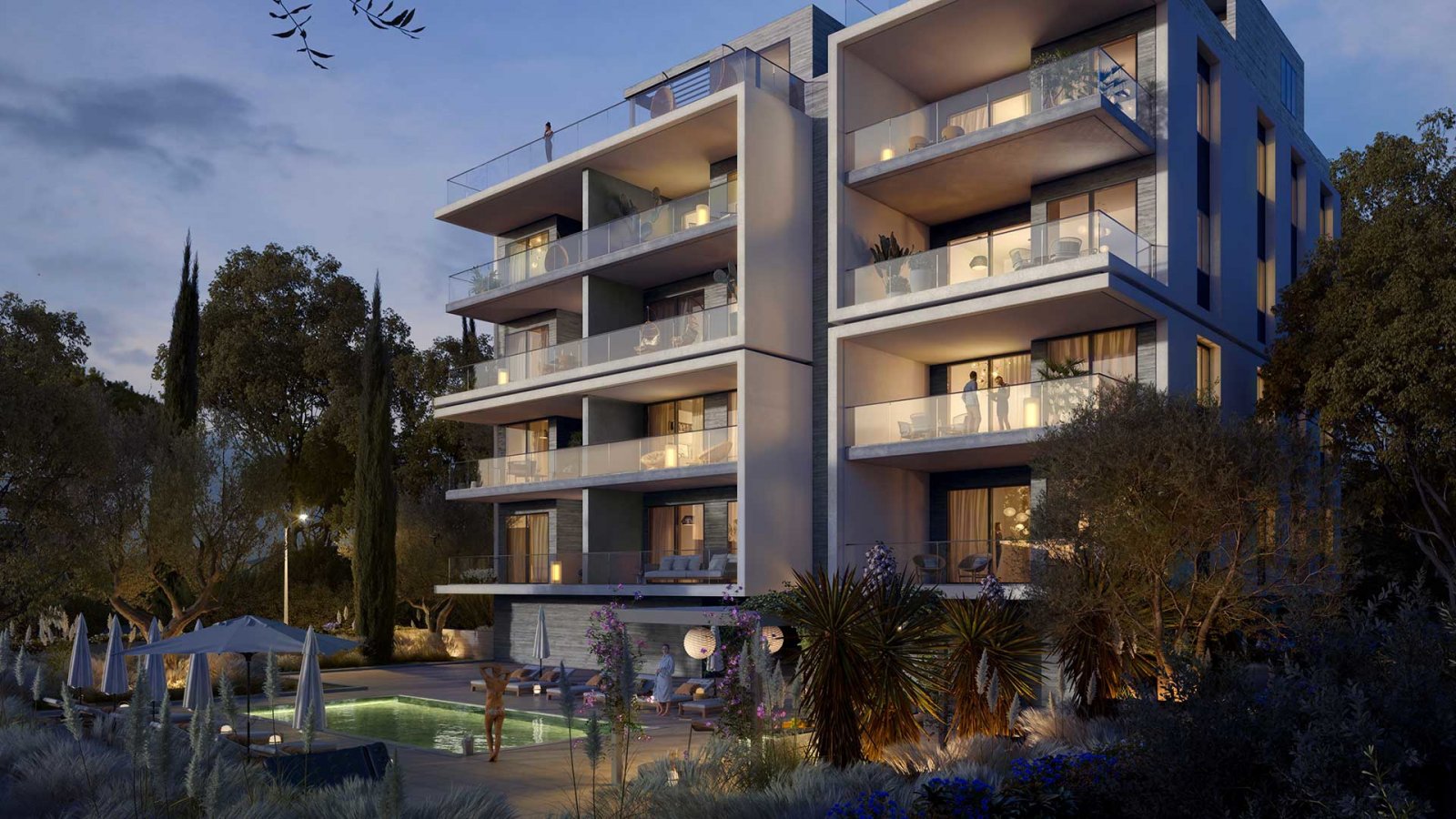 Luxuriöses Ein-Zimmer-Apartment → 500 m vom Meer entfernt, Dachterrasse → Limassol