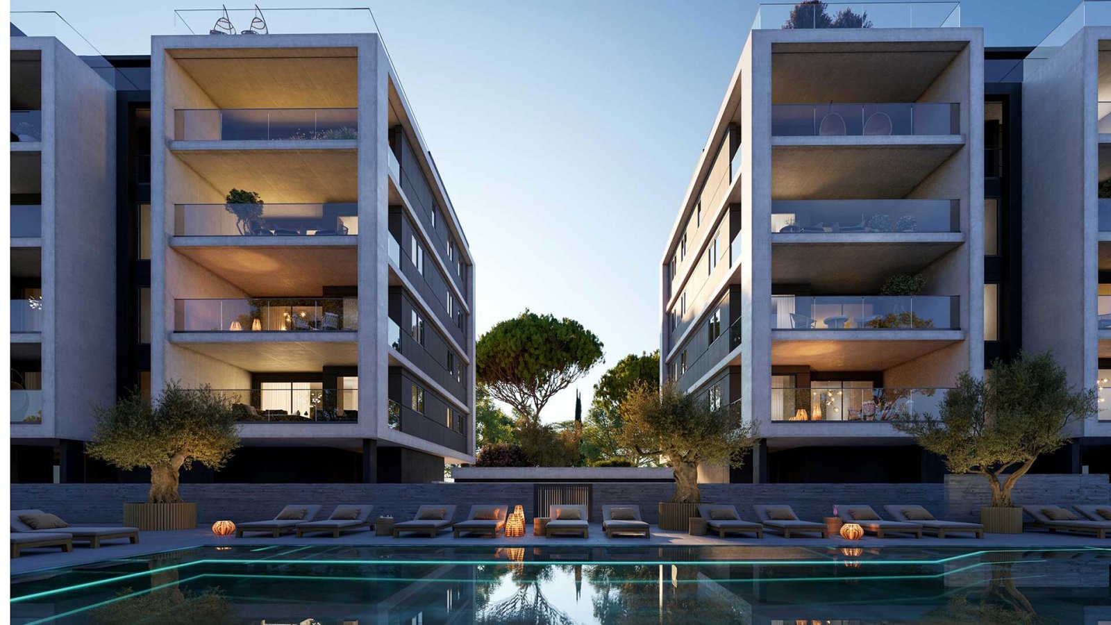 Luxuriöses Vierzimmerapartment → Panoramablick auf die Stadt und helle Innenräume → Limassol