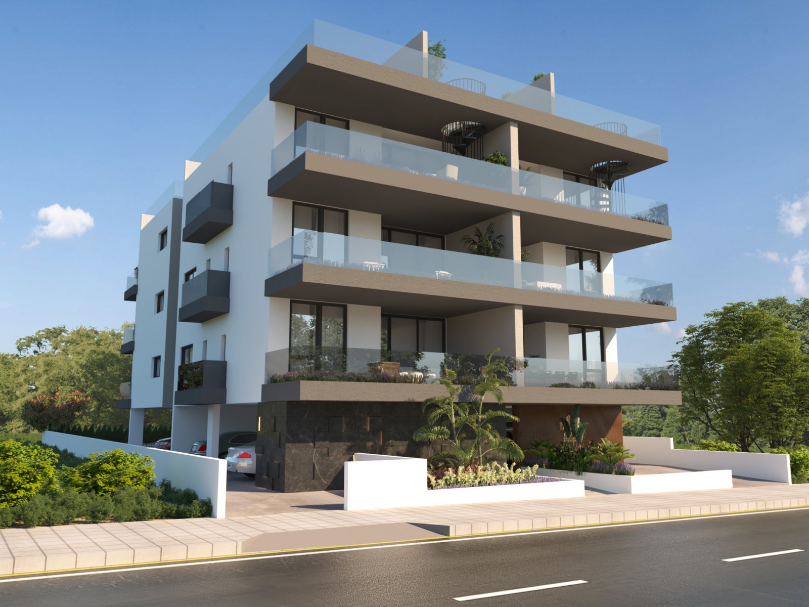 Luxuriöse Vierzimmerwohnung in einem Neubau im sonnigen Larnaka mit Dachgarten