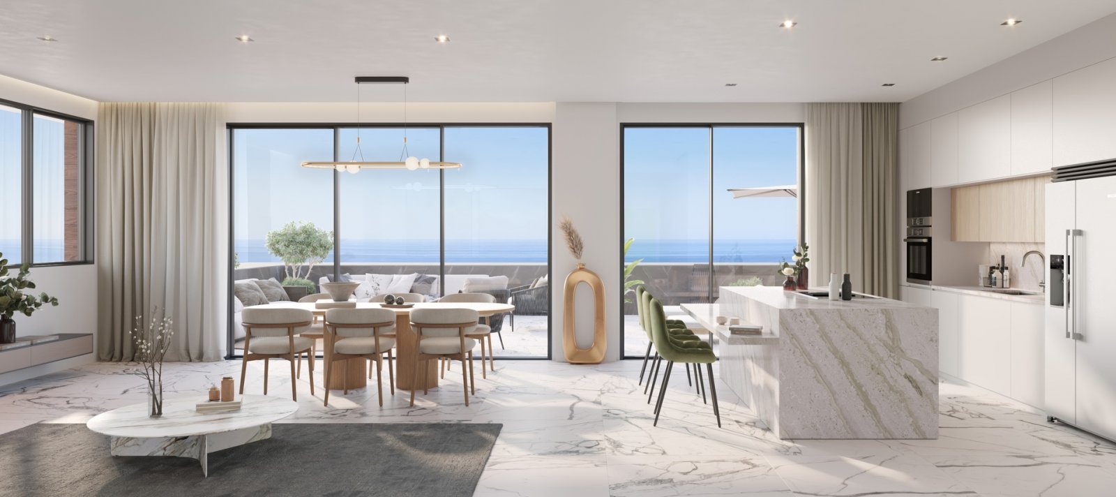 Eleganckie apartamenty nad morzem, Estepona
