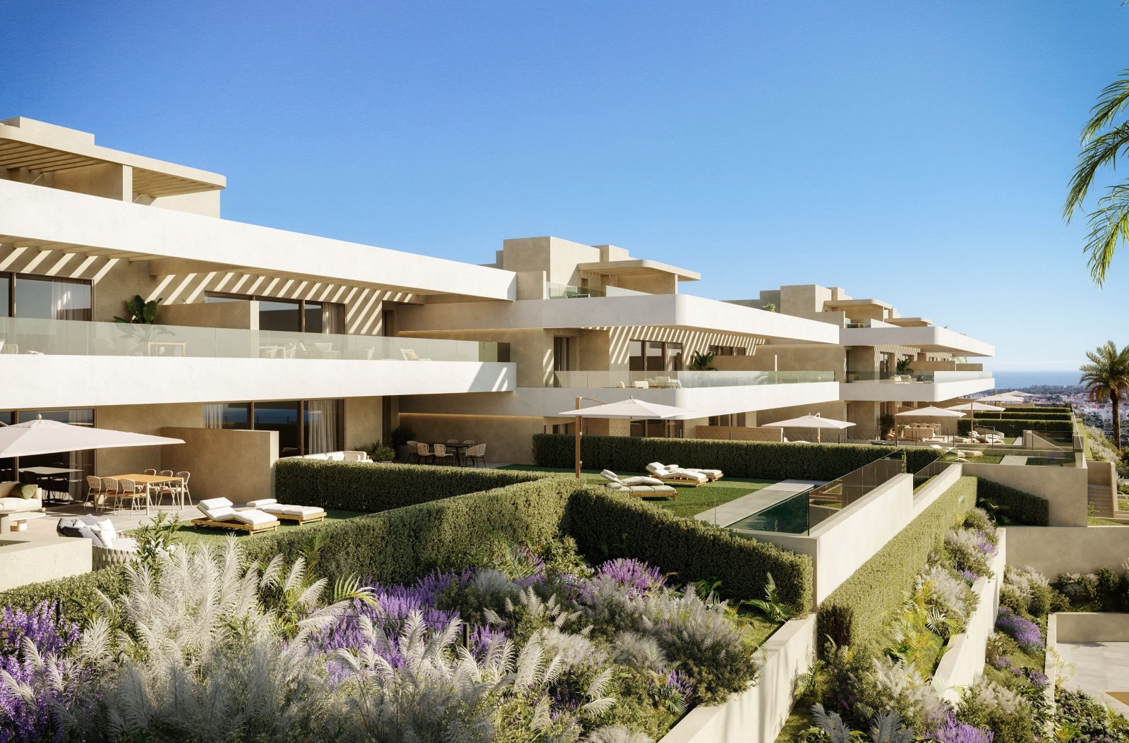 Eleganckie apartamenty przy polu golfowym i morzu, Estepona