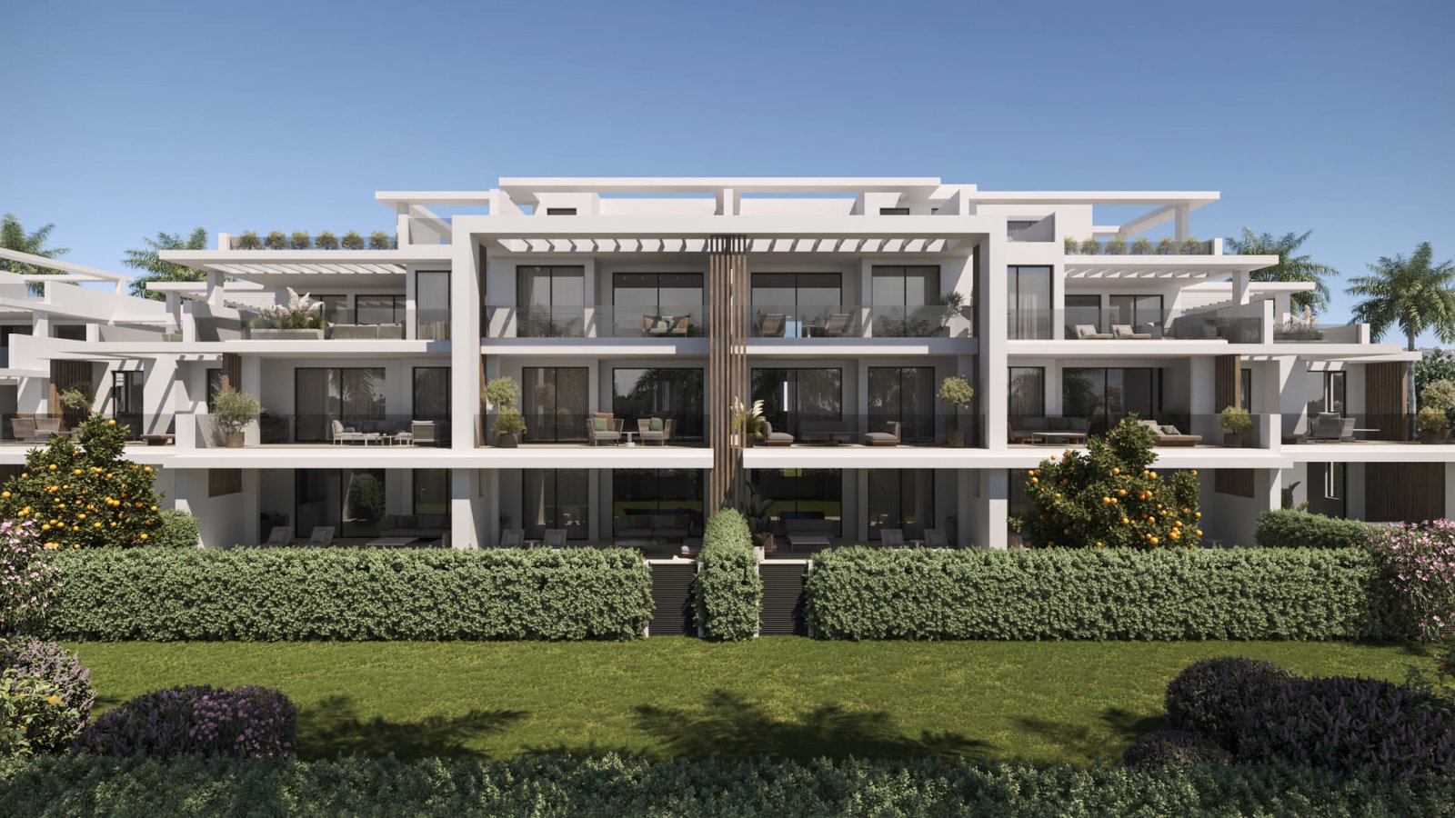 Moderne Apartments mit Meerblick, Estepona