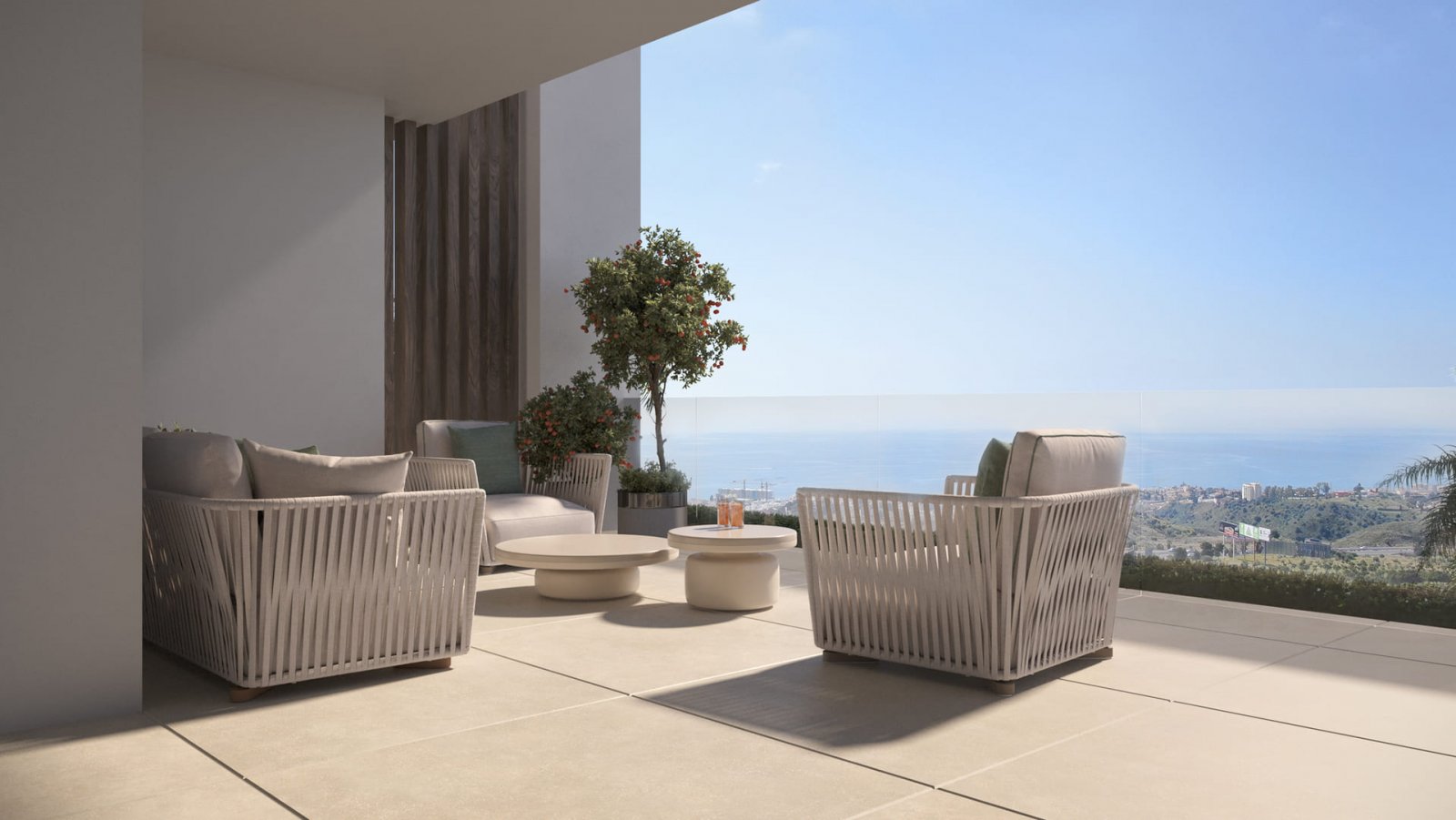 Moderne Apartments mit Meerblick, Estepona