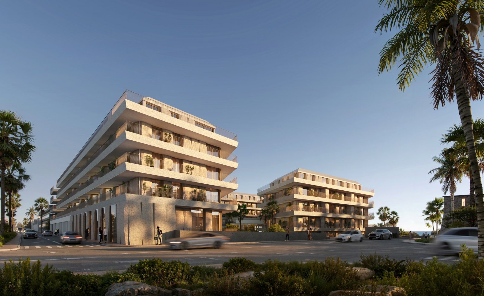 Exklusive Apartments direkt am Meer, erste Reihe, Manilva