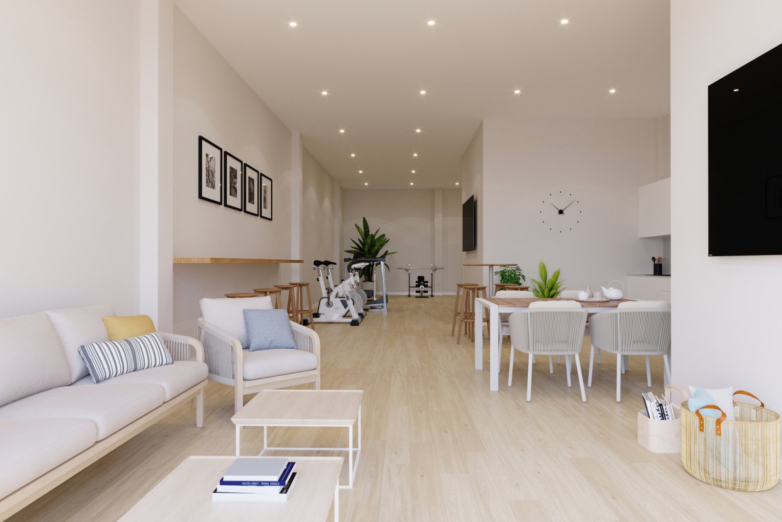 Elegantes Apartment mit Pool und Fitnessraum, Algorfa