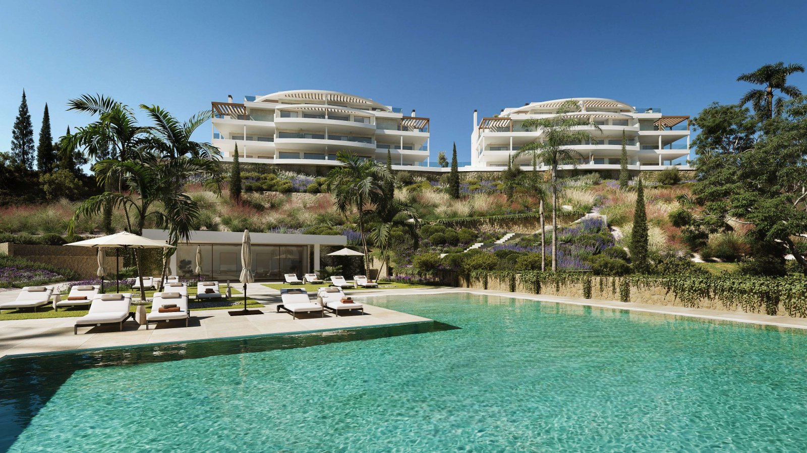 Luxusapartment am Meer, Golf, Las Lagunas de Mijas